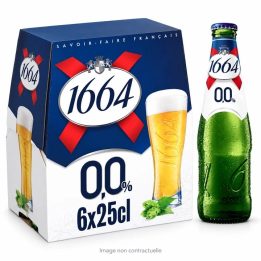 1664 Alcohol-Free Lager 6 x 25 Cl
