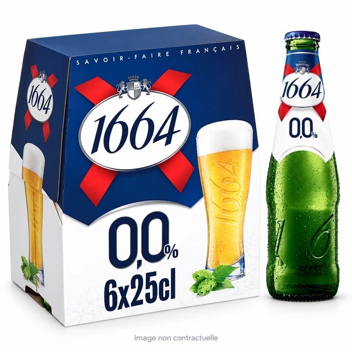 1664 Alcohol-Free Lager 6 x 25 Cl