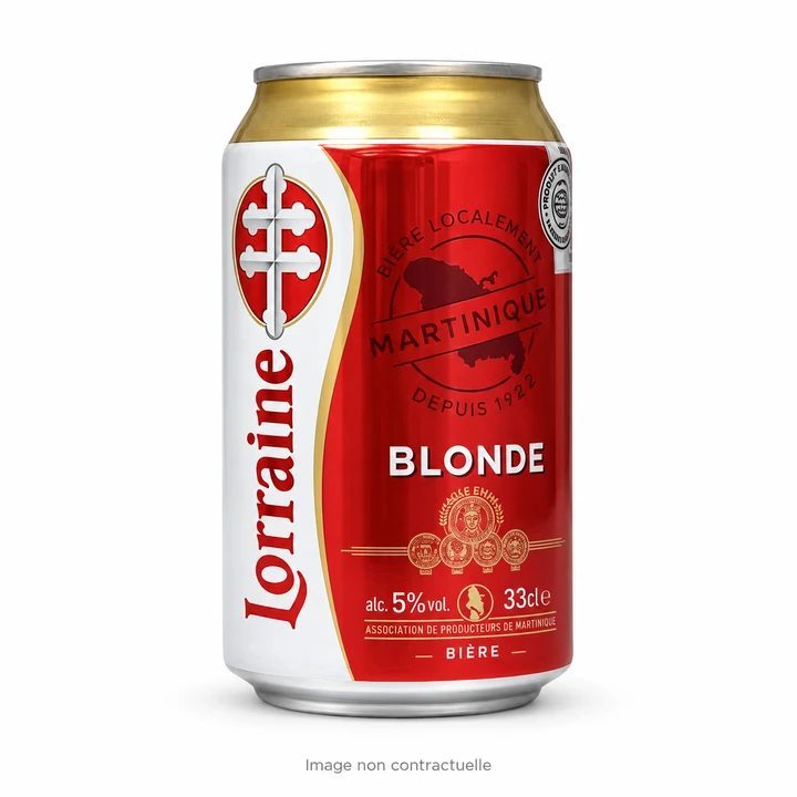 Lorraine Beer Cans 24 x 33 Cl