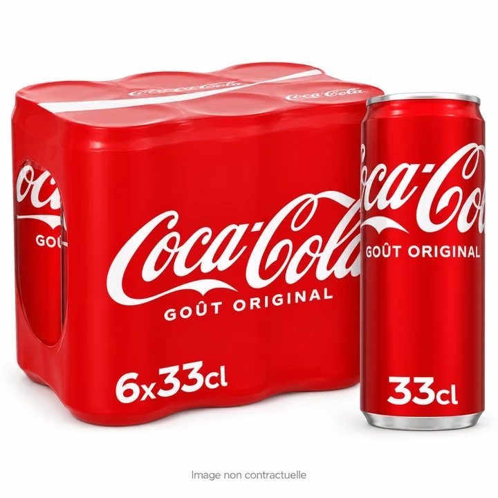 Coca Cola 33 Cl x 6