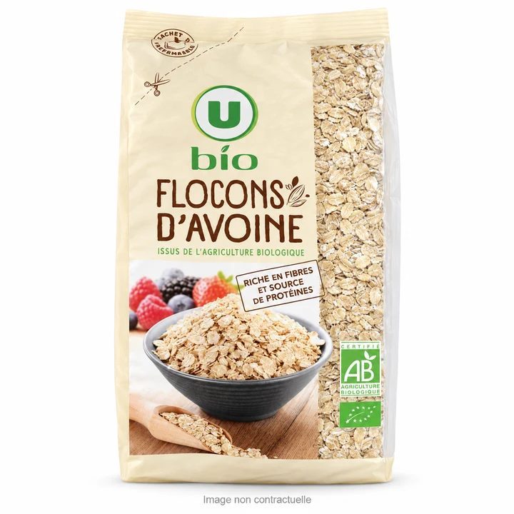 Flocon D'avoine Bio 500 Gr