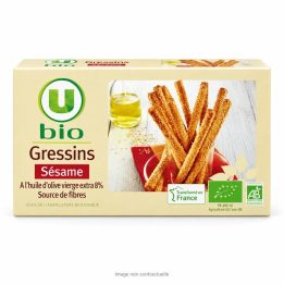 Grissini Sesame Huile D'olive 125 Gr