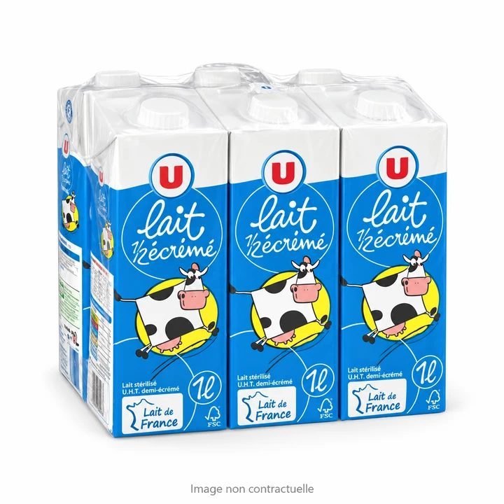 Semi-Skimmed Milk Carton 1 L