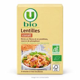 Lentilles Corail Bio 500G