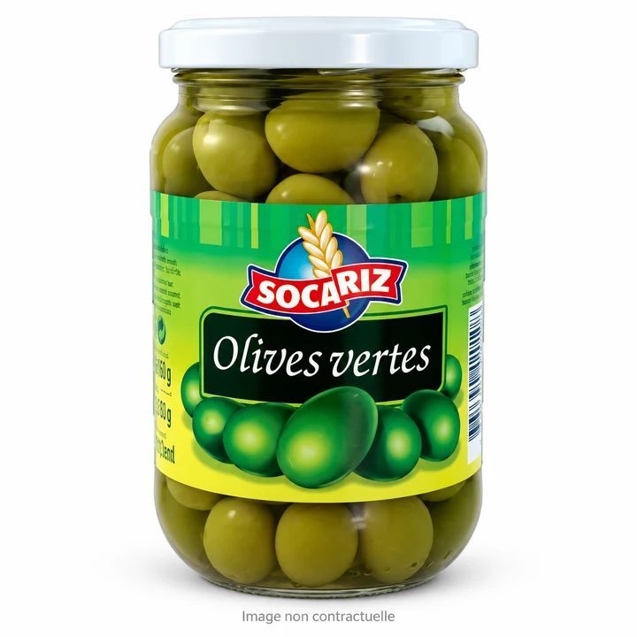 Olives Vertes Denoyautees 160 Gr