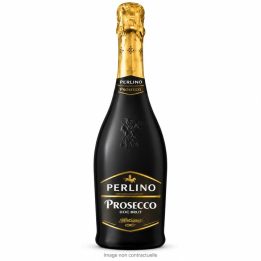 Prosecco brut Perlino 75 cl sur fond blanc