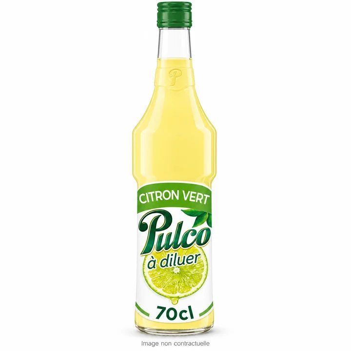 Pulco Citron Vert 70 Cl sur fond blanc