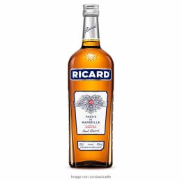 Ricard 1 L sur fond blanc