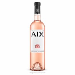Vin rosé AIX Coteaux d’Aix en Provence 75 cl sur fond blanc