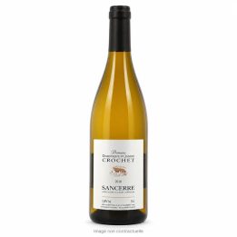 Vin blanc Sancerre Crochet 75 cl sur fond blanc