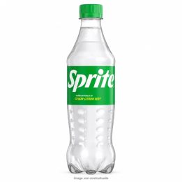 Sprite citron citron vert bouteille 50 cl sur fond blanc