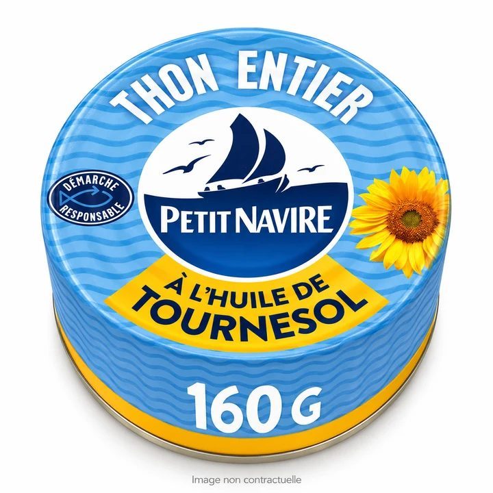 Petit Navire Whole Tuna 160 Gr